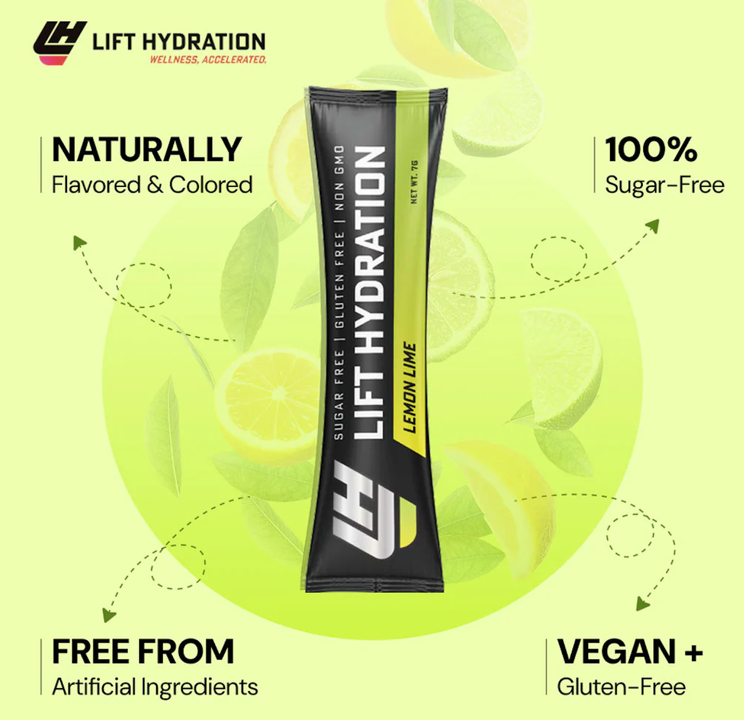 Lift Hydration™ Lemon Lime 16 Pack